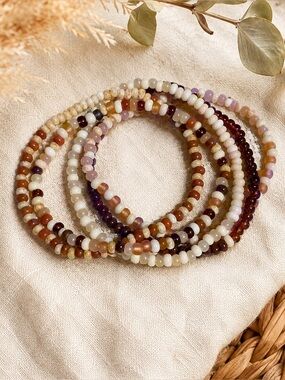 Harvest Latte Boho Bracelet set